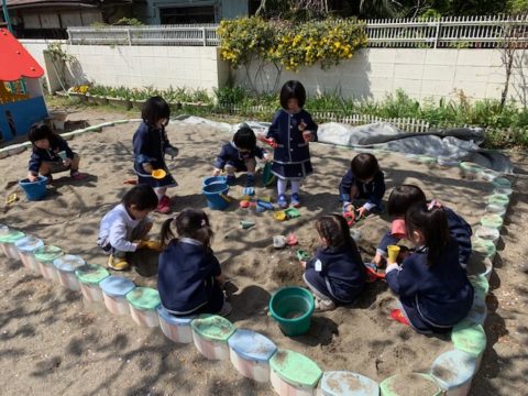 お砂場遊び