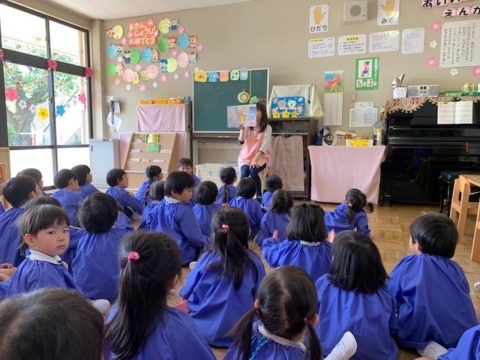 園外交通安全指導