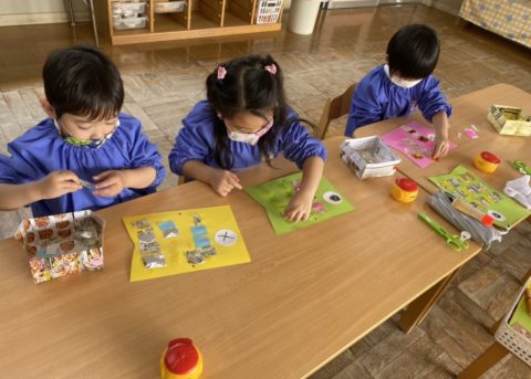 うさぎぐみ　こいのぼりづくり！