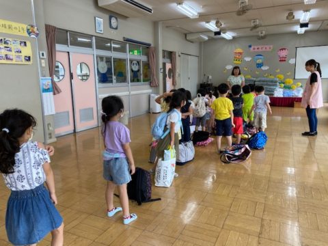 お泊まり保育終了！