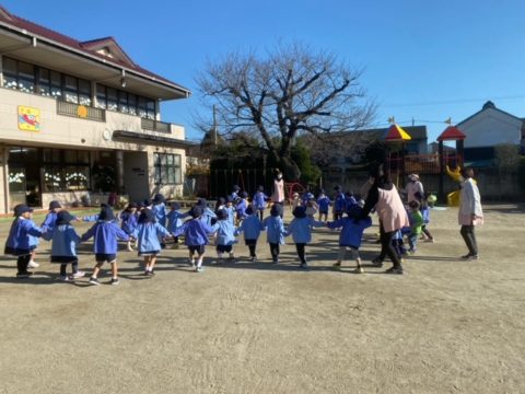 朝の体操🐥🐿🐰🐼