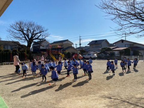 朝の体操🐥🐿🐰🐼