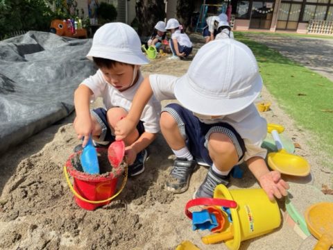 うさぎぐみ《戸外遊び》