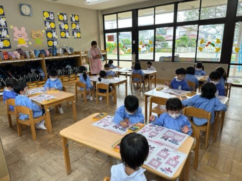 【りす】はじめてのせん✏️