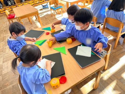 【りす】折り紙製作🎄