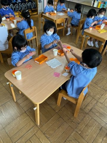 うさぎ組 こいのぼり製作