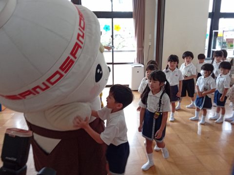 さのまるくんが来てくれました！