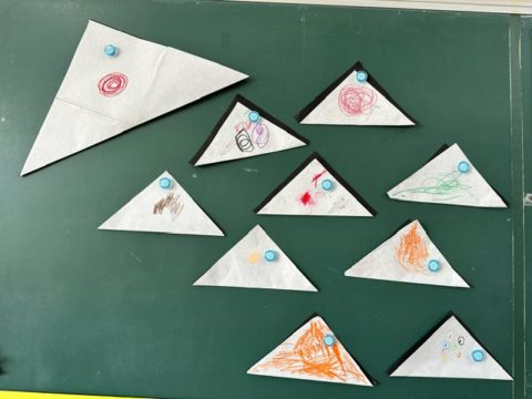 【りす】折り紙製作🟥