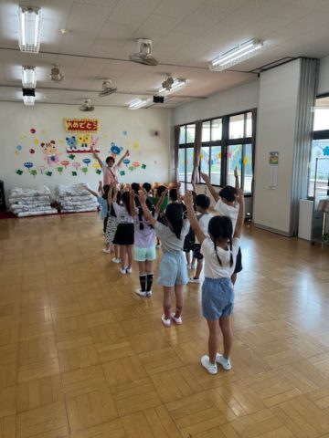 お泊まり保育 ラジオ体操