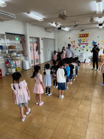 お泊まり保育スタート！！