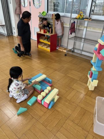 お泊まり保育 自由遊び