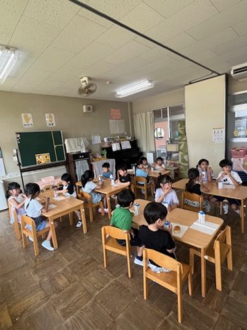 お泊まり保育 朝食🍞